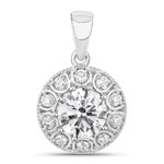 2.32 ct. tw.Lab Grown Diamond Bridal Pendant in Platinum